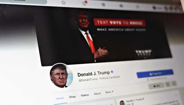 트럼프, 페북 계정 복구 요청