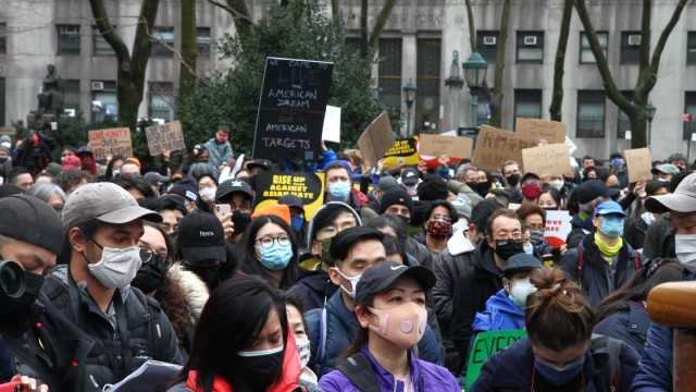 뉴욕서 ‘아시아계 겨냥 증오범죄’ 규탄 집회