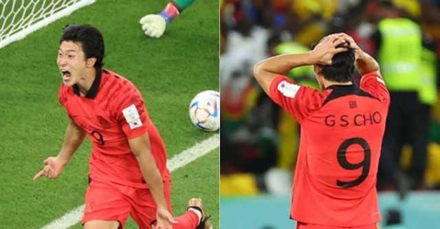 '조규성 2골에도' 한국, 가나에 2-3 석패…월드컵 16강 '빨간불'