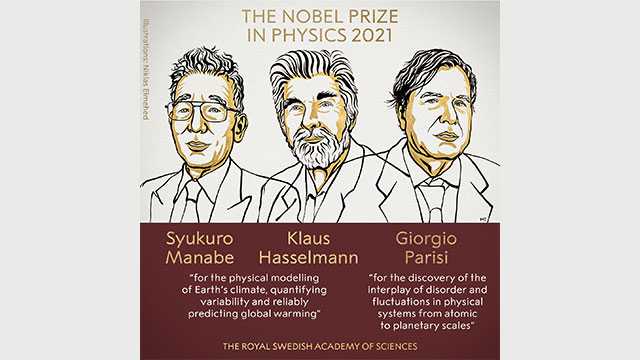 노벨 물리학상에 마나베·하셀만·파리시